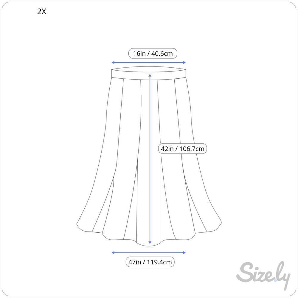 Flying Tomato Boho Floral Plus Size Maxi Skirt - Picture 5 of 6